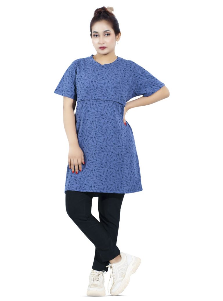 Maternity T-Shirt – Blue